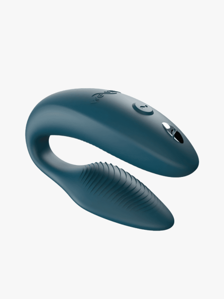 We-Vibe Sync 2 in blue branded variant on a light gray background
