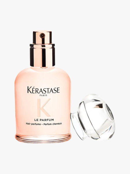 Kerastase Gloss Absolu Hair Perfume in branded component on a light gray background